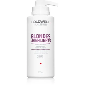 Goldwell Dualsenses Blondes & Highlights regenerační maska neutralizující žluté tóny 500 ml