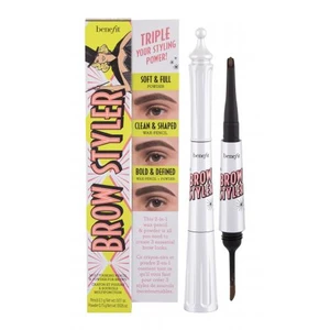 Benefit Brow Styler ceruzka a púder na obočie 2 v 1 odtieň 4 Warm Deep Brown 1.05 g