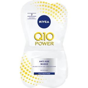 Nivea Q10 Power Anti-Age 15 ml pleťová maska na suchou pleť; na dehydratovanou pleť; proti vráskám; na rozjasnění pleti; výživa a regenerace pleti