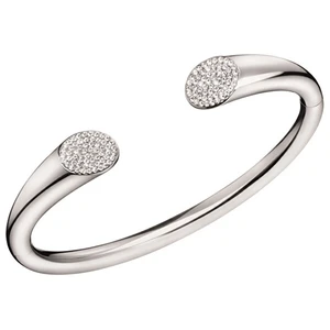 Calvin Klein Pevný oceľový náramok s kryštálmi Brilliant KJ8YMF04010 5,4 x 4,3 cm - XS
