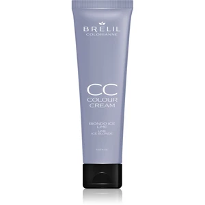 Brelil Numéro CC Colour Cream farbiaci krém pre všetky typy vlasov odtieň Lime Ice Blonde 150 ml