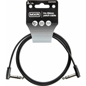 Dunlop MXR DCISTR3RR Ribbon TRS Cable Čierna 0,9 m Zalomený - Zalomený