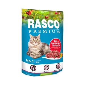 Rasco Premium Cat Sterilized, Beef Cranberries, Nasturtium 400g