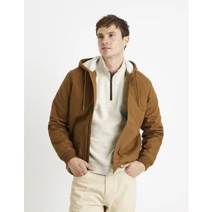 Celio Bunda na zip Cuhoodie - Pánské