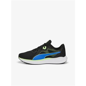 Blue and Black Mens Sneakers Puma Twitch Runner Fresh PUMA Black-Royal Sap - Men