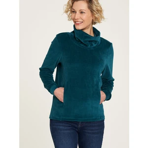 Kerosene Velvet Sweatshirt with Tranquillo Collar - Women