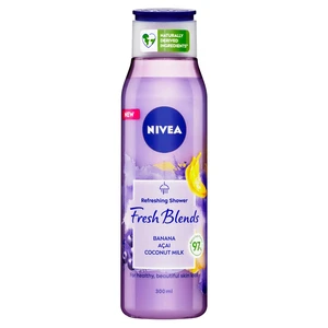 Nivea Osvěžující sprchový gel Fresh Banana & Acai (Refreshing Shower Gel) 300 ml