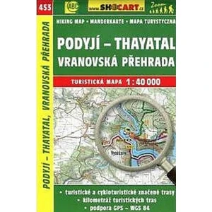 SC 453 Podyjí, Thayatal, Vranovská přehrada 1:40 000
