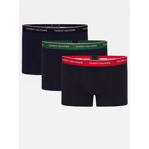 Set of three men's boxers in dark blue Tommy Hilfiger Trunk - Men