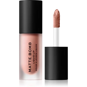 Makeup Revolution Matte Bomb matná tekutá rtěnka odstín Nude Allure 4,6 ml