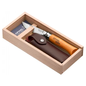 Opinel Wooden Gift Box N°08 Carbon + Sheath