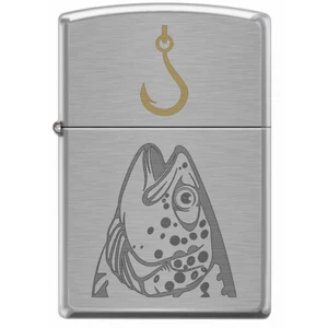 Zippo benzínový zapaľovač fish hook design