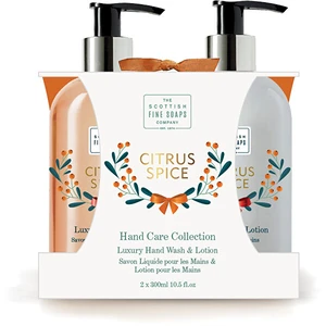 Scottish Fine Soaps Dárková sada péče o ruce Citrus Spice (Luxury Hand Wash & Lotion)