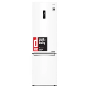 Chladnička s mrazničkou LG GBB72SWDMN biela beznámrazová chladnička s mrazničkou • výška 203 cm • objem chladničky 277 l / mrazničky 107 l • energetic