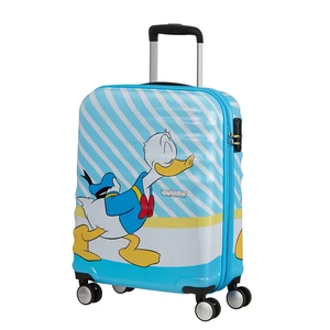 American Tourister Kabinový cestovní kufr Wavebreaker Disney Spinner 36 l - Donald Blue Kiss