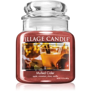Village Candle Mulled Cider vonná svíčka (Glass Lid) 389 g