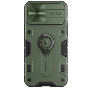 Kryt na mobil Nillkin CamShield Armor na Apple iPhone 13 Pro Max zelený Nillkin CamShield Armor zadní ochranný kryt na telefon v extrémně odolném prov