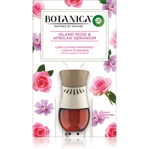 Botanica by Air Wick elektrický osvěžovač vzduchu exotická růže a africká pelargónie 1 ks + 19 ml