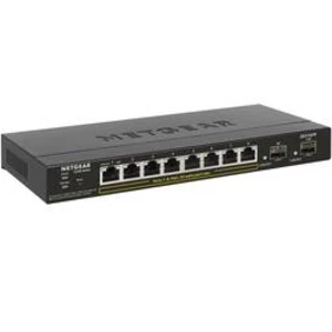 NETGEAR S350 Series 8-port Gb PoE+ Ethernet Smart Managed Pro Switch, 2 SFP Ports, GS310TP