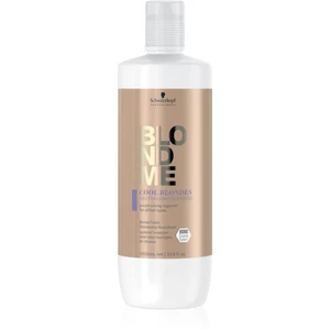Schwarzkopf Professional Obnovující šampon pro zvýraznění chladných blonďatých odstínů BLONDME (Tone Enhancing Bonding Shampoo Cool Blondes) 1000 ml