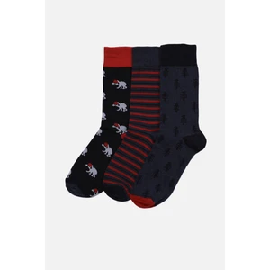 Trendyol Multicolor Men's 3-Pack Socks