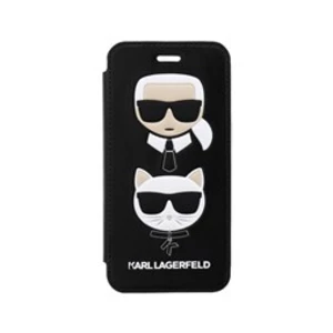 Púzdro na mobil flipové Karl Lagerfeld Choupette Book na iPhone 7/8...