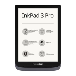 EBook čítačka 19.8 cm (7.8 palca) PocketBook InkPad 3 Pro sivá