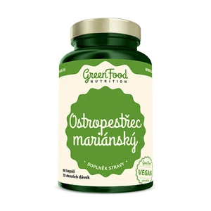 GreenFood Pestrec mariánsky vegan 60 kapsúl