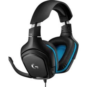 Logitech Gaming G432 herný headset jack 3,5 mm káblový cez uši čierna, modrá