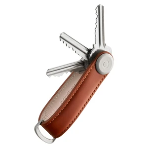 Orbitkey Leather Cognac with Tan Stitching