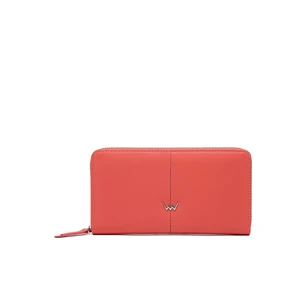 Tmavo ružová dámska kožená peňaženka VUCH Judith Coral Pink
