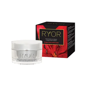 RYOR Argan Care with Gold nočný krém so zlatom a argánovým olejom 50 ml