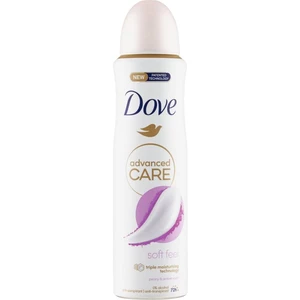 Dove Advanced Care Soft Feel antiperspirant v spreji 72h Peony & Amber 150 ml