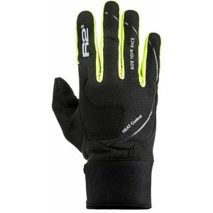 R2 Blizzard Gloves Black/Neon Yellow 2XL Lyžařské rukavice