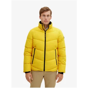 Žlutá pánská prošívani bunda Tom Tailor - Pánské