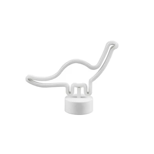 Biała lampa stołowa LED (wys. 20 cm) Bronto – Trio