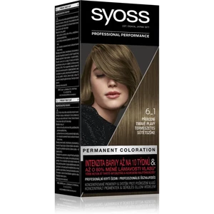 Syoss Color permanentní barva na vlasy odstín 6_1 Natural Dark Blond 1 ks