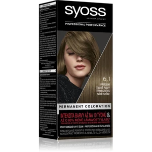 Syoss Color permanentná farba na vlasy odtieň 6_1 Natural Dark Blond 1 ks