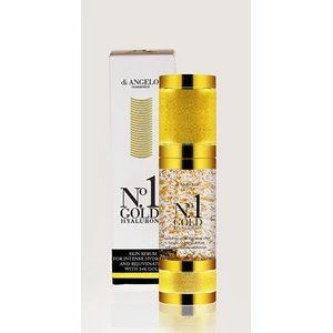 di ANGELO cosmetics Pleťové sérum s kyselinou hyaluronovou No.1 Gold Hyaluron (Skin Serum For Intense Hydration) 30 ml