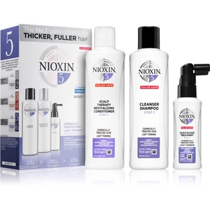 Nioxin System 5 Color Safe Chemically Treated Hair Light Thinning kosmetická sada (pro mírné řídnutí normálních až silných, přírodních i chemicky ošet