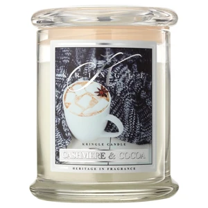 Kringle Candle Cashmere & Cocoa vonná svíčka 411 g