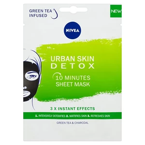 Nivea Urban Skin Detox čistiaca a detoxikačná maska s aktívnym uhlím