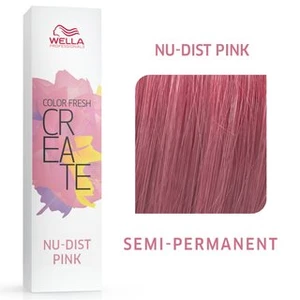 Wella Professionals Color Fresh Create Semi-Permanent Color profesionální semi-permanentní barva na vlasy Nu-Dist Pink 60 ml