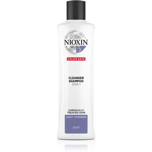 Nioxin System 5 Color Safe Cleanser Shampoo čistiaci šampón pre farbené rednúce vlasy 300 ml