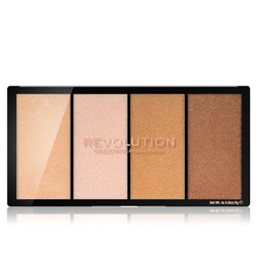 Revolution Paletka rozjasňovačů Revolution Re-Loaded (Highlighter Palette) odstín Lustre Lights Warm 4 x 5 g