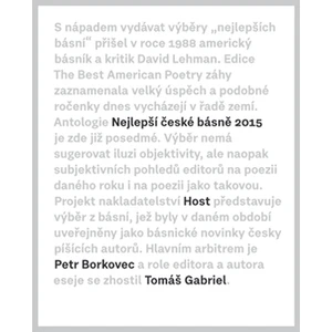 Nejlepší české básně 2015 - Petr Borkovec, Tomáš Gabriel