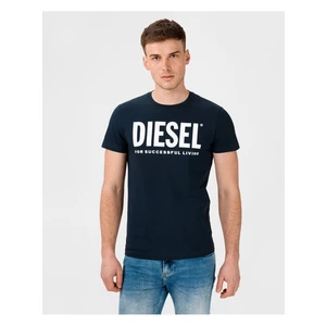 Tričko Diesel T-Diego-Logo T-Shirt - Modrá - Xxl