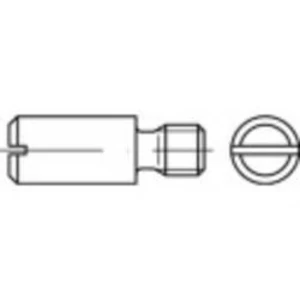 Nastavovacie skrutky TOOLCRAFT 119070 M4 DIN 927 5 mm príruba oceľ 100 ks