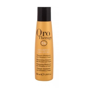 Fanola 24K Oro Puro 100 ml šampon pro ženy na všechny typy vlasů; Cruelty free