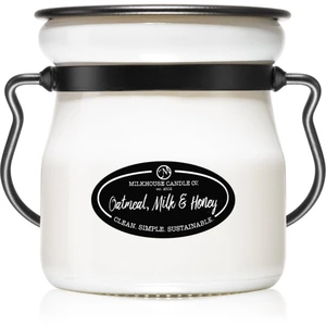 Milkhouse Candle Co. Creamery Oatmeal, Milk & Honey vonná svíčka Cream Jar 142 g